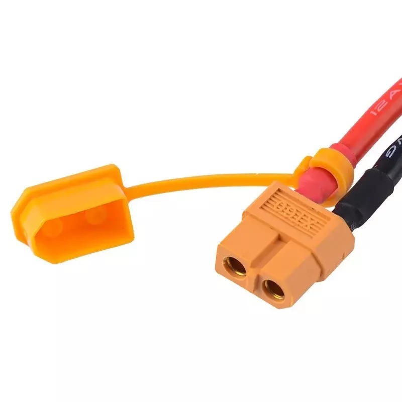 10 stücke rot orange xt60 stecker gummi terminal staub dicht isolierte schutz abdeckung kappen fall geeignet für rc lipo batterie