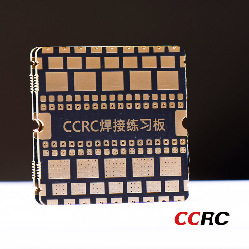 CCRC Soldering Practice Board 40X40X1.6mm for FPV Beginner New Pilots Improving Soldering Level DIY Parts New