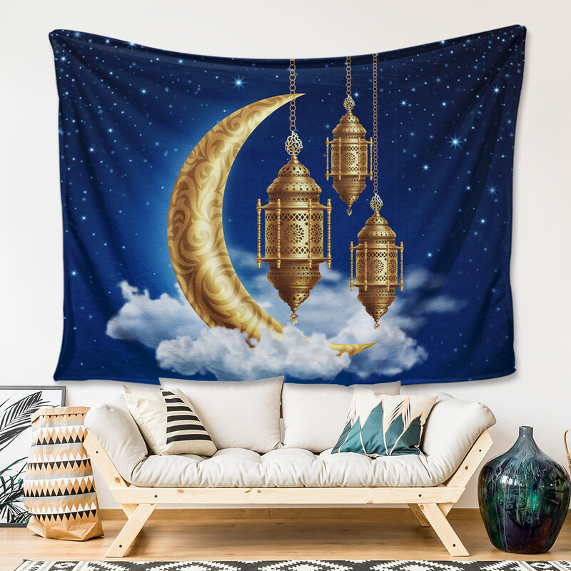 Customized blankets for Ramadan, flannel blankets, sofas, dragon carpets, tapestries, Halloween and Christmas birthday gifts