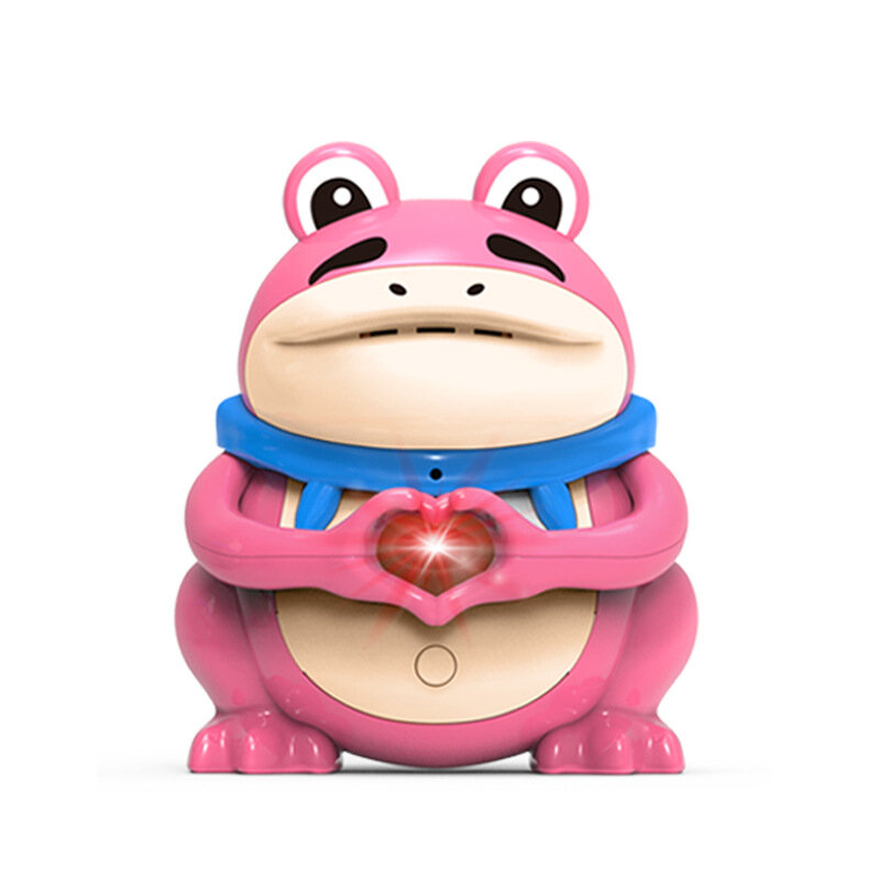 Creative Will Than Heart Small Frog Will Say I Love You Can Sound Recordings Valentine's Day Confession Light-emitting Toys