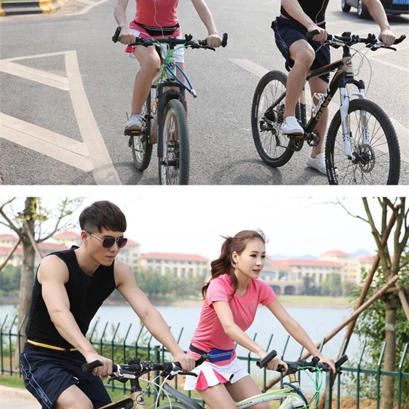 Torba sportowa torba do biegania kieszeń do biegania jazda na rowerze Jogging pas biodrowy wodoodporna regulowana kieszeń na etui na telefon
