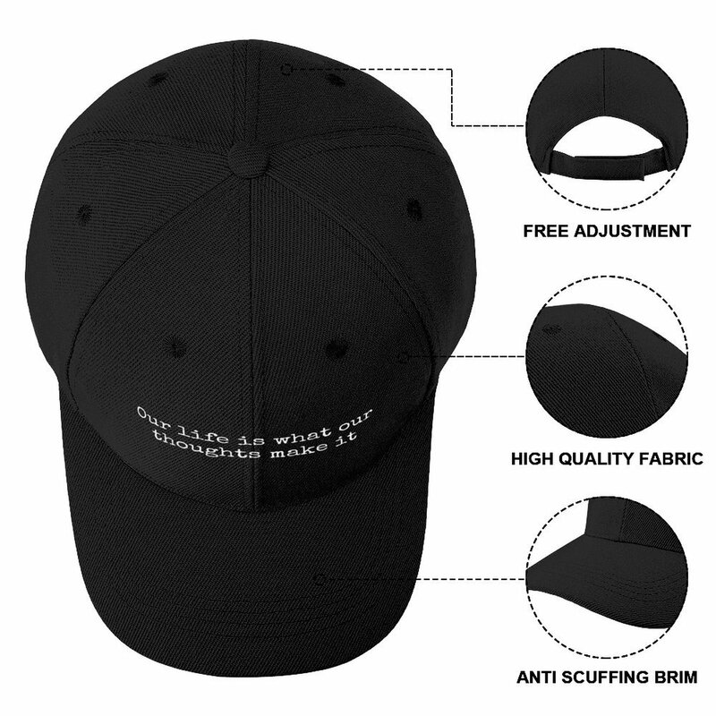 Marcus Aurelius 인용 야구 모자, 럭셔리 브랜드, 명품 브랜드, 애니메이션 모자, 아이콘 2023, 남성 모자, 신제품