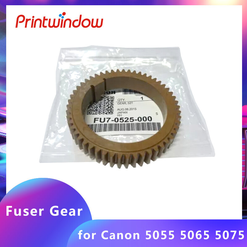 Engrenagem do rolo superior do fusor, compatível com Canon iR 5055 5065 5075 5050 5070 5570 6570, FU7-0525-000, 52T, 1 conjunto