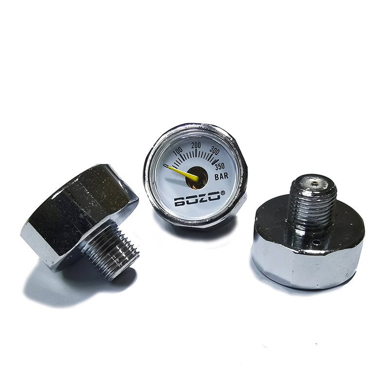 Mini manómetro de alta presión, bomba de mano para buceo y montañismo, 200bar, 350bar, 1 pulgada, 1/8NPT, 1/8BSPP, M10 * 1