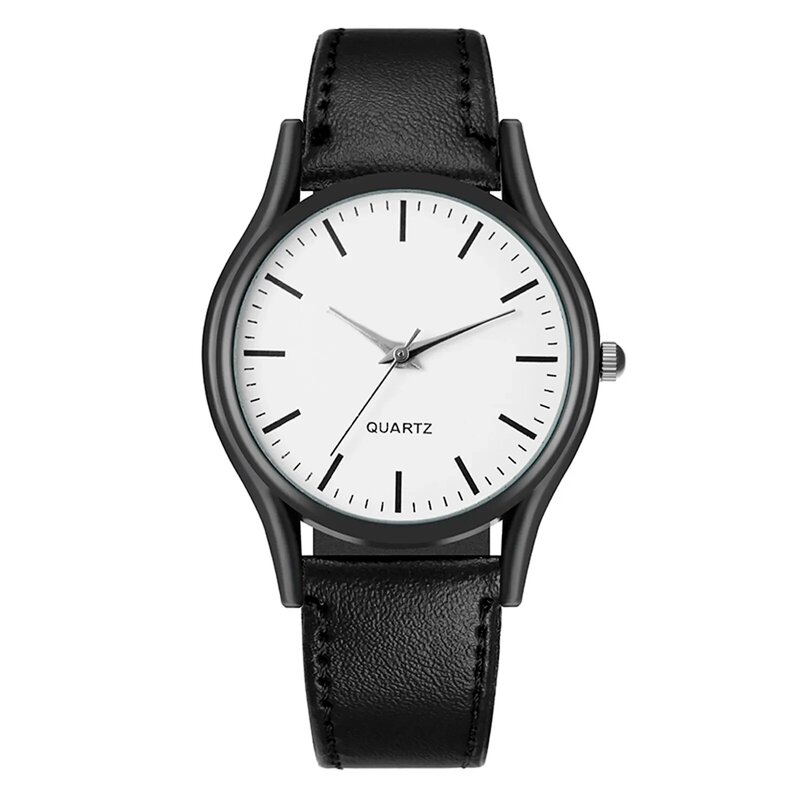Men Women Fashion Business Design Watch Leather Watch Montre for Couples Creative Paried Wristwatch Design 2024 New Design
