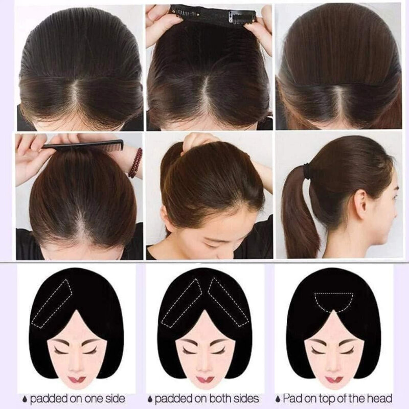 Jednoczęściowe podkładki do włosów prawdziwe włosy proste wiązki niewidoczny puch dla kobiet Extensiones stylizacja peruki akcesoria dla odzież na co dzień