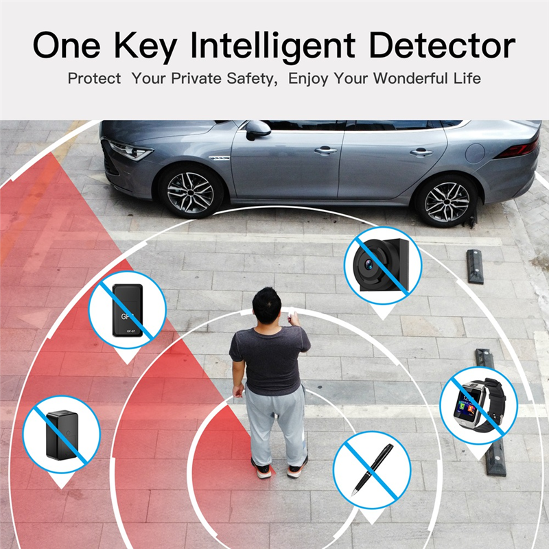 Anti Spy Camera Detector, Câmera escondida, Rastreador GPS, Proteção de segurança