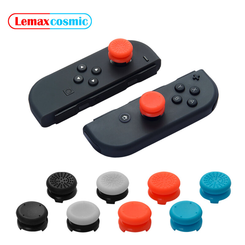 2 In 1 Joystick Extender Controller Thumb Stick Grips Extra Hoge Caps Voor Nintendo Switch Oled Lite Vreugde-Con joycon Ns Gamepad