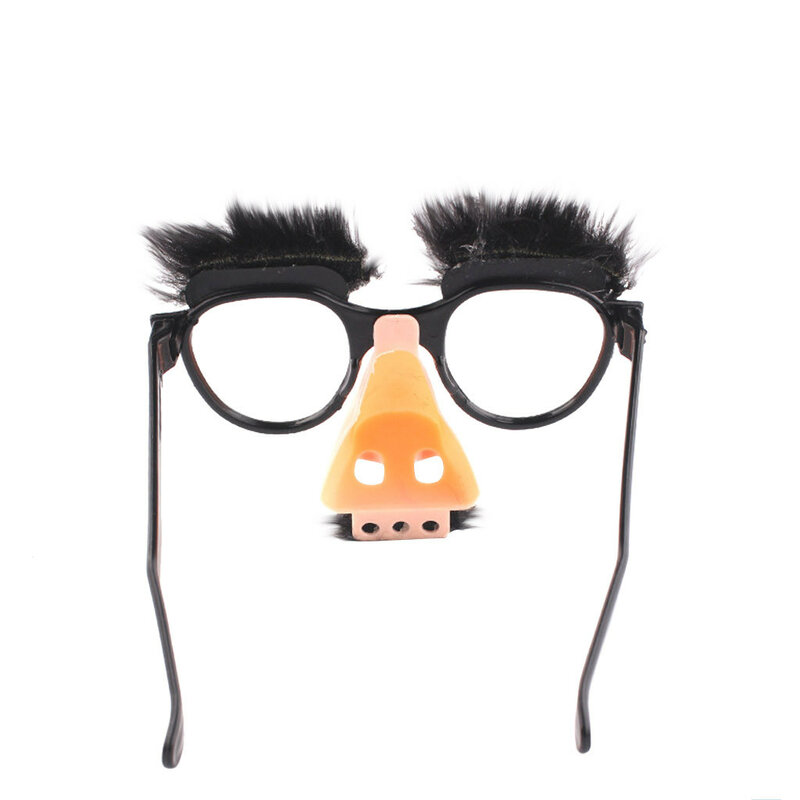Пушистый нос и очки Классические Потрясающие искусственные очки с забавным носом для розыгрыша забавные игрушки для искусственных игр Ужасы новые принадлежности