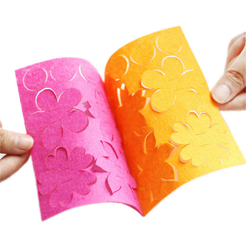 3 pces/diy colar criativo garland não-tecido artesanato material pacote arte artesanato crianças brinquedos educativos requintado flor