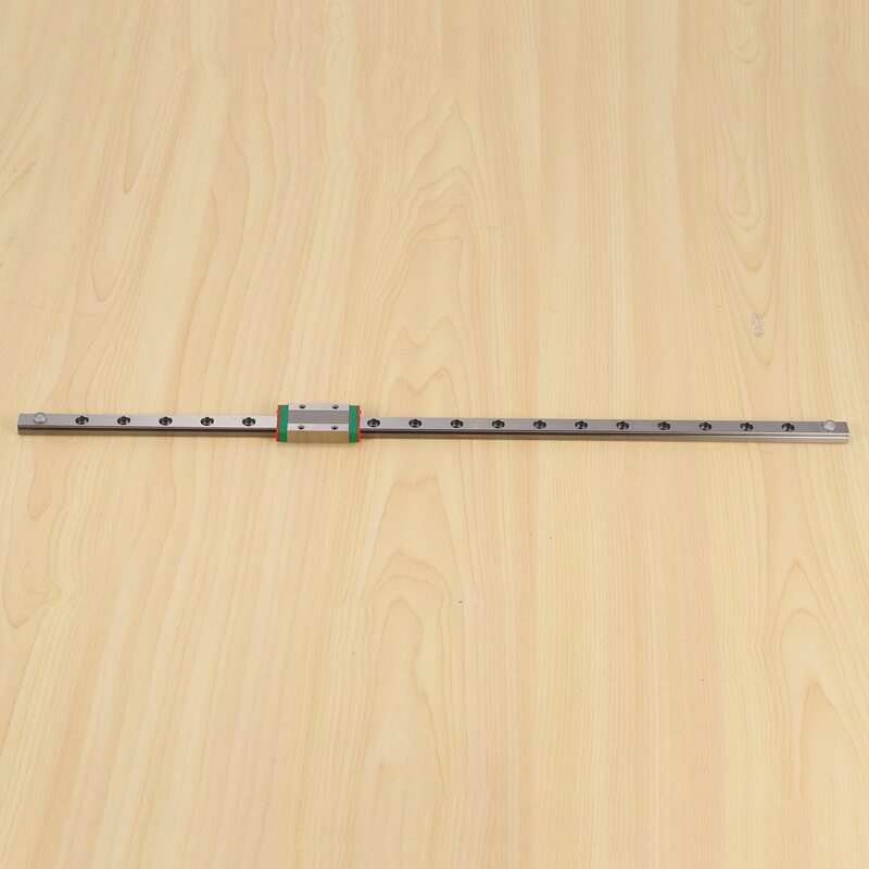 1 szt. 9mm liniowa prowadnica miniaturowa szyna MGN9 400mm szyna liniowa i 1 szt. Miniaturowy suwak szyny MGN9H