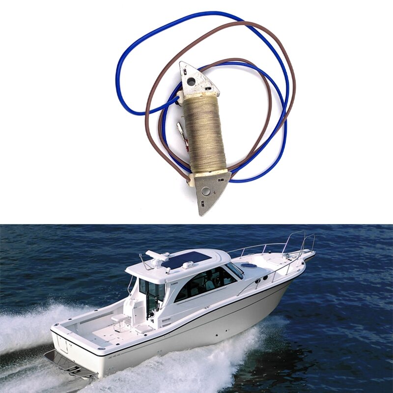 Koil pengisi daya Motor perahu, suku cadang 2T untuk Yamaha Outboard Motor E 40HP EK40GMH