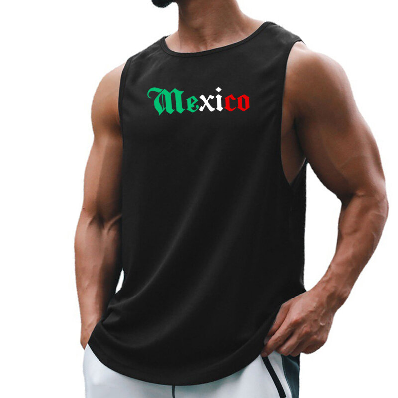 Men's Quick-drying Basketball Jersey Sleeveless Sports Top Loose Breathable Fitness Training Vest