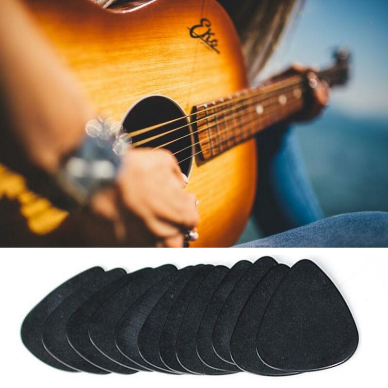 Kostek do gitary akcesoria muzyczne wybiera akcesoria do gitary 10 sztuk czarny celuloid 0.5mm gitara elektryczna gitara akustyczna