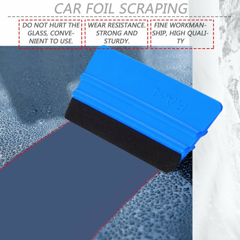 Rodo Car Styling Vinyl Plastic Decal Decoração Aplicador, Soft Felt Edge, Foil Scratch Raspador, Envoltório resistente à abrasão