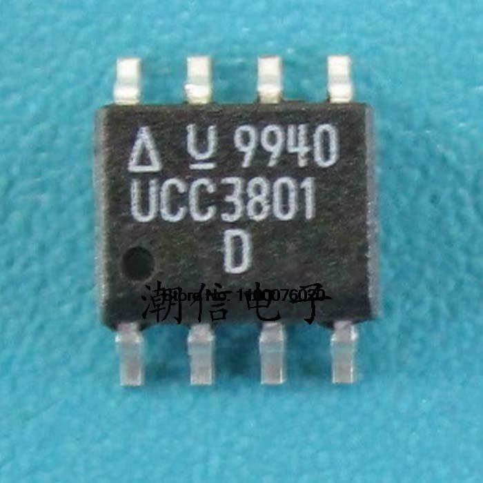 Circuit intégré d'alimentation UCC3801D, SOP-8, en stock, 20 pièces/uno