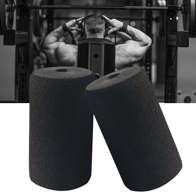 Rulli Foam Pads attrezzature per il Fitness per la sostituzione dell'ingranaggio da banco del peso 2 pezzi nero per l'estensione delle gambe nuovo di zecca
