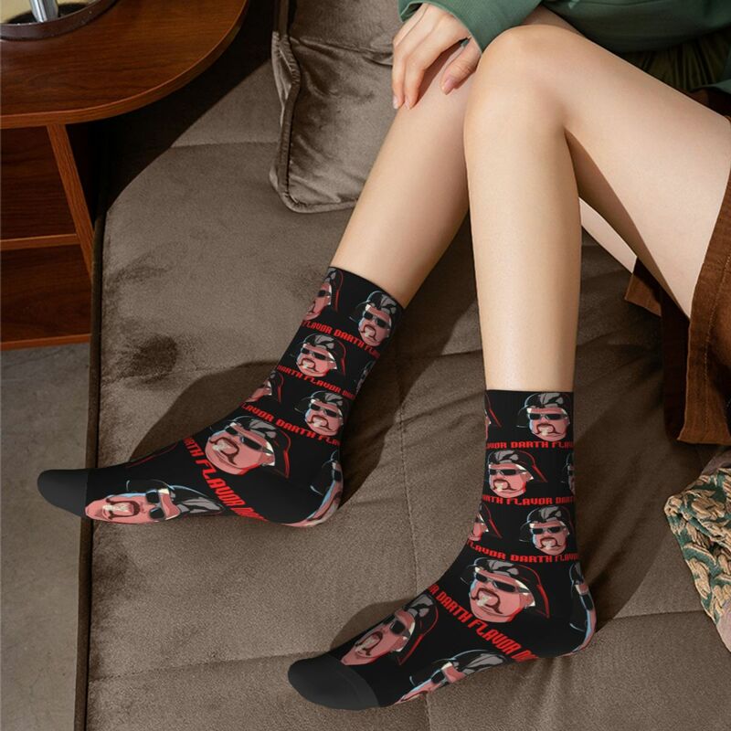 Носки Darth Flavor, высококачественные чулки в стиле Харадзюку, всесезонные длинные носки, аксессуары для мужчин и женщин, подарки