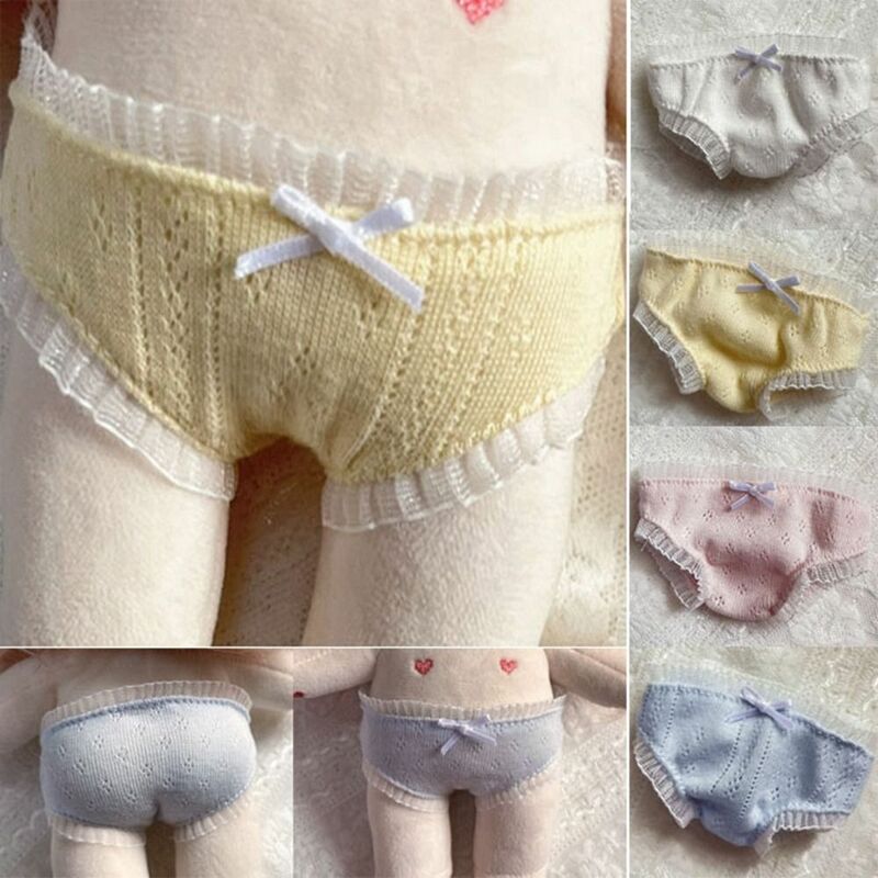 Multistyles vestiti di moda per bambole biancheria intima di pizzo di cotone di alta qualità mutandine per bambole in cotone da 20cm