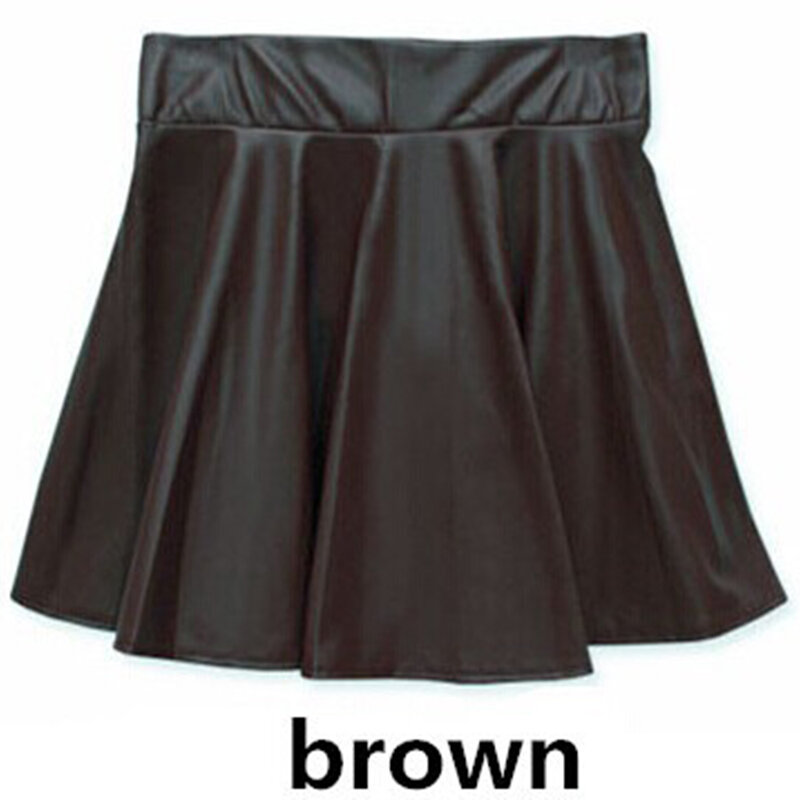 Мини-юбка женская юбка плиссированная летняя Косплей Клубная одежда из искусственной кожи юбка Школьница
