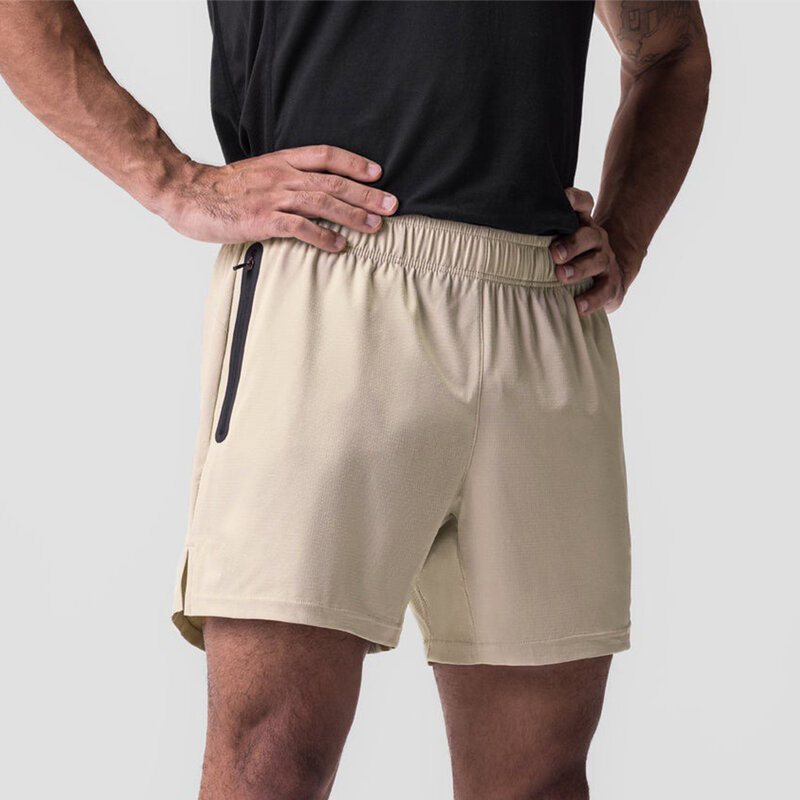 Short décontracté pour homme, confortable, facile à entretenir, exercice, gym, jogging, taille moyenne, plusieurs poches, mode