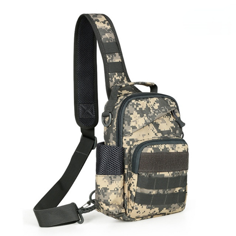 Unisex Fashion duża pojemność torba na klatkę piersiową taktyczna wojskowa piesze wycieczki wspinaczka torby podróżne wielofunkcyjne wędkarstwo polowanie torby Camo
