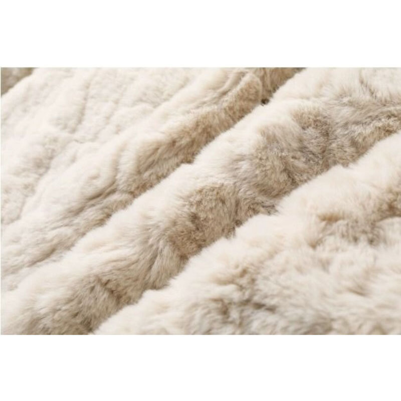 Sztuczna wełna jagnięca kurtka damska płaszcz 2023 jesień zima nowy Mao Mao płaszcz moda luźna ciepła gruba sztuczne futro (królik) Co