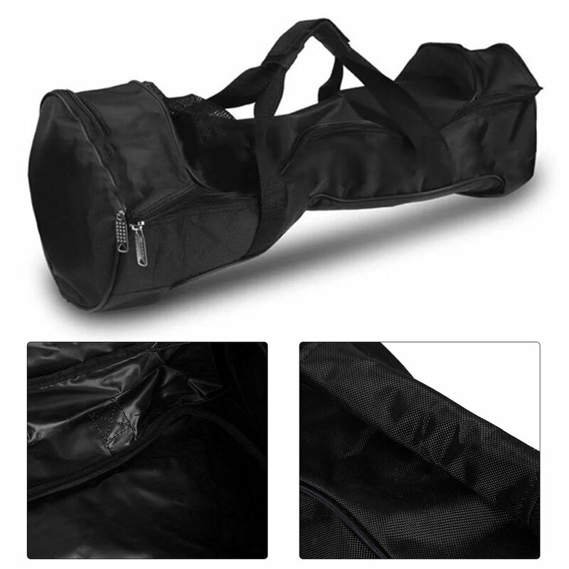 Tas jinjing hitam 4.5 inci untuk 2 roda, tas penyimpanan tas tangan olahraga Skateboard skuter elektrik keseimbangan otomatis