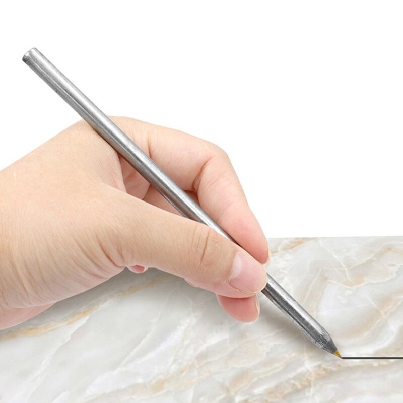 Scriber เครื่องหมายปากกาแกะสลักการก่อสร้างที่แข็งแรงแก้วเซรามิคหิน Scribing Dropship