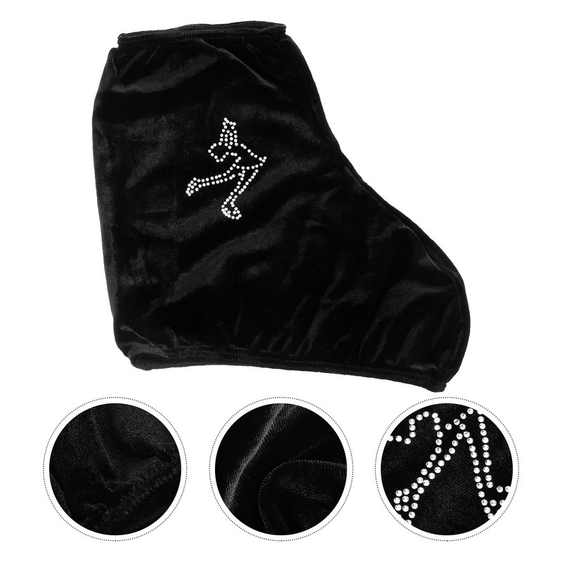 Lint Figure Skating Boot Cover Roller Skates Shoes Protector Holder Boots Covers Guard Protect Elastic Skate Cover