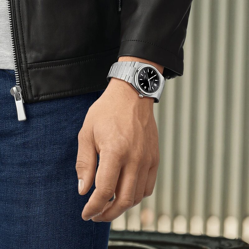 Specht & Sohne jam tangan kuarsa klasik pria, arloji Stainless Steel safir tahan air 2024 M untuk pria