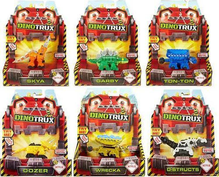 Mit Original Box Dinotrux Dinosaurier LKW abnehmbare Dinosaurier Spielzeug auto Mini Modelle neue Kinder geschenke Dinosaurier Modelle