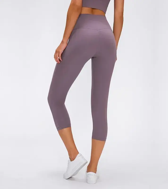 Lemon legging olahraga wanita, celana legging Yoga Gym Fitness olahraga pakaian luar ruangan Jogging bernapas mengangkat pinggul elastis kekuatan kurus