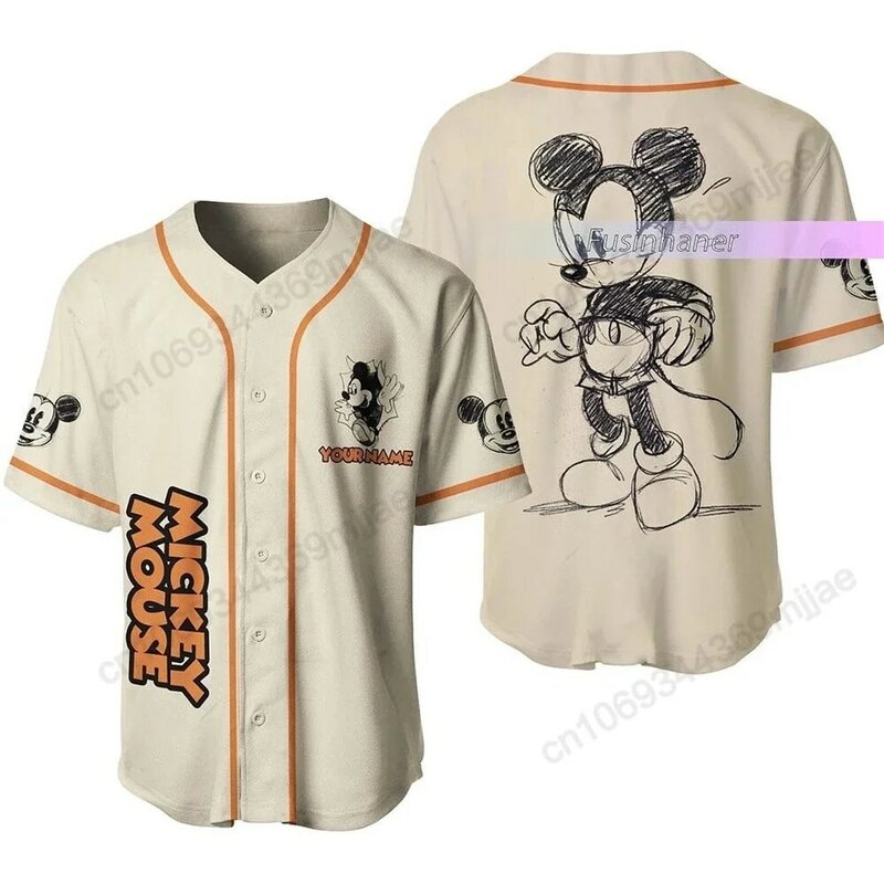 Chemise de Baseball pour Femme et Homme, Haut Court à lèvent, T-shirt Confortable, Mode Coréenne, 2023, Y-Y2K
