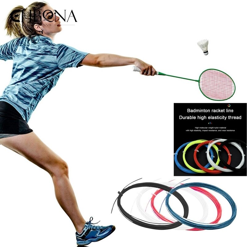 Raket bulutangkis, 1 buah senar raket latihan Badminton, aksesori senar raket bulutangkis