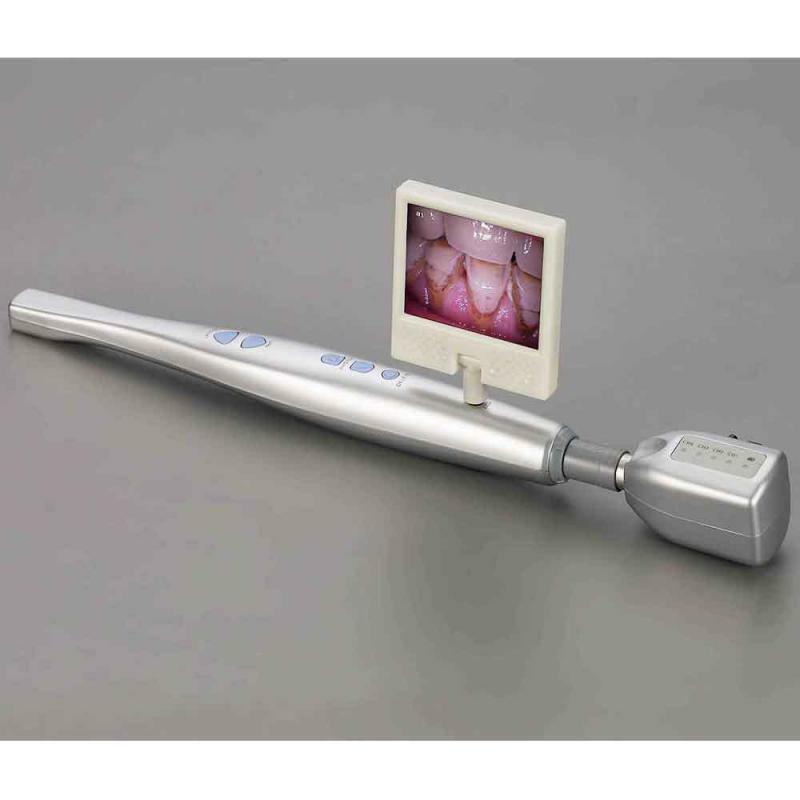 1/4 cmos câmera oral intra de alta resolução com 2.5 Polegada mini tela fácil ir câmera intraoral com built-in cartão sd saída de vídeo