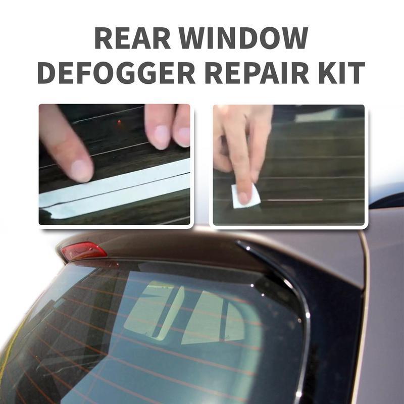 Kit de reparación de Descongelador, reparación rápida conductora, desnebulizador de parabrisas de ventana de coche, reparador de rayado y roto
