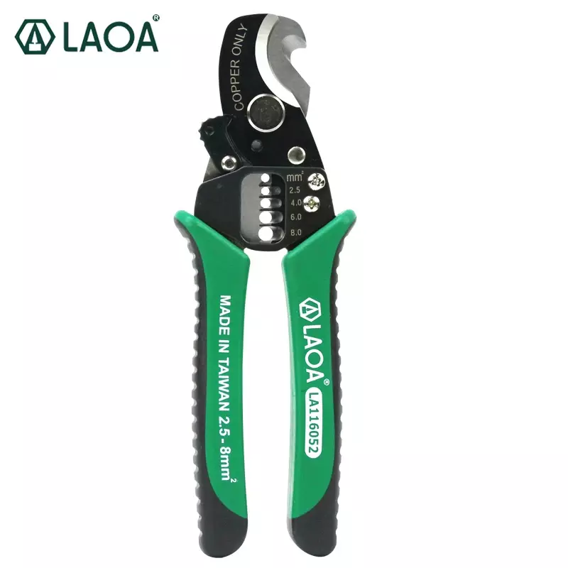 Network Wire Stripper 3 in 1 Multifunction Electrical Cable Shears with SK5 Blade Cutting Scissors Hand Tools