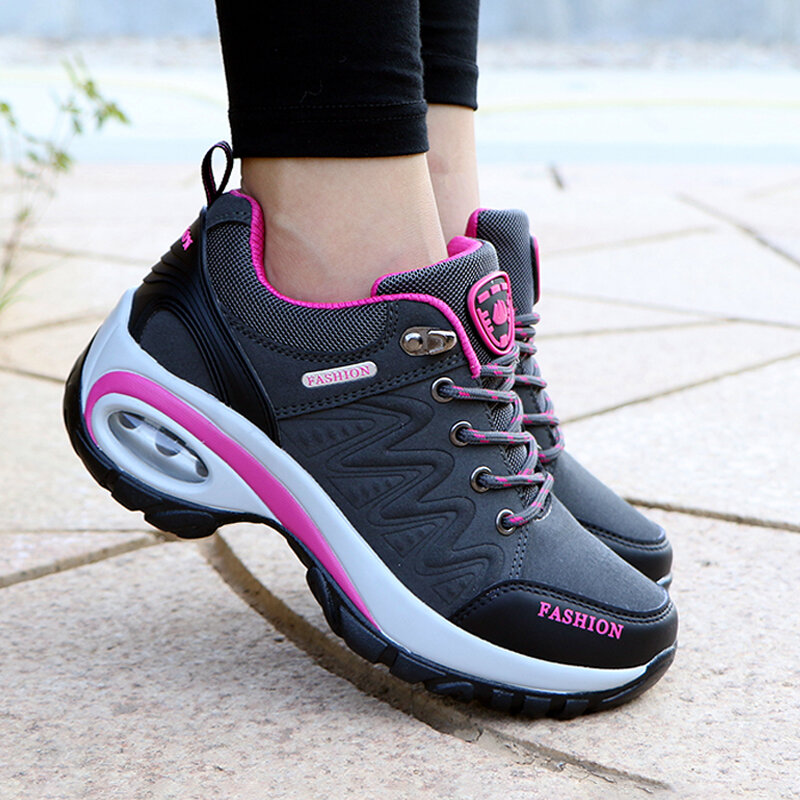 Dames Sneakers Comfortabele Ademende Platform Schoenen Mode Dames Vrijetijdsschoenen Voor Dames Outdoor Korte Laarzen