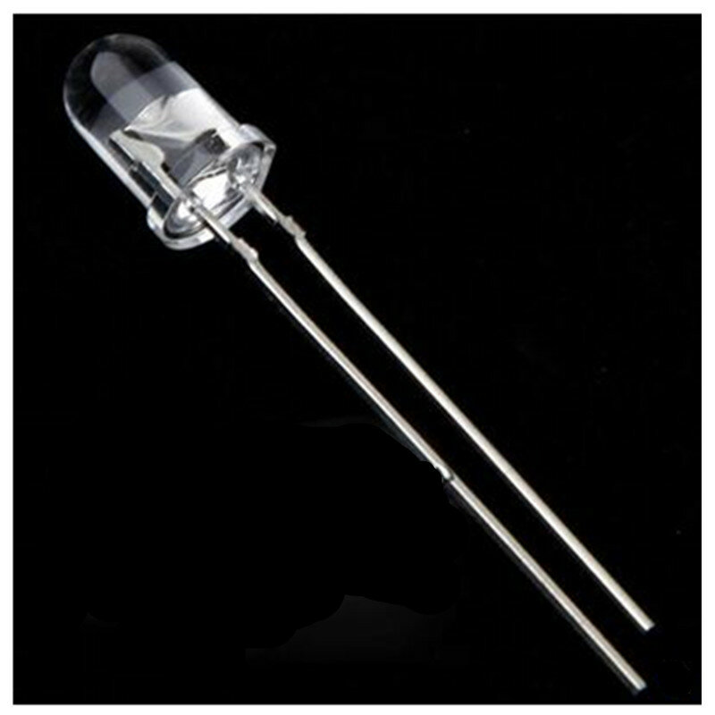 50PCS 5MM infrared light-emitting diode F5 infrared lamp bead 940NM infrared emission monitoring camera remote control