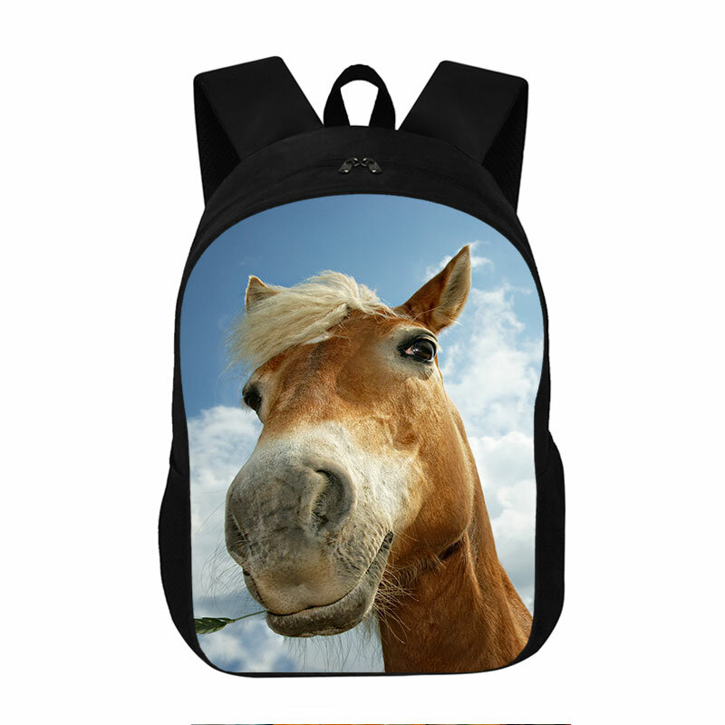 Steed Printing Backpack For Teenagers Children Horse School Bags Cute unicorn Backpack Boys Girls School Backpacks Kids Gift