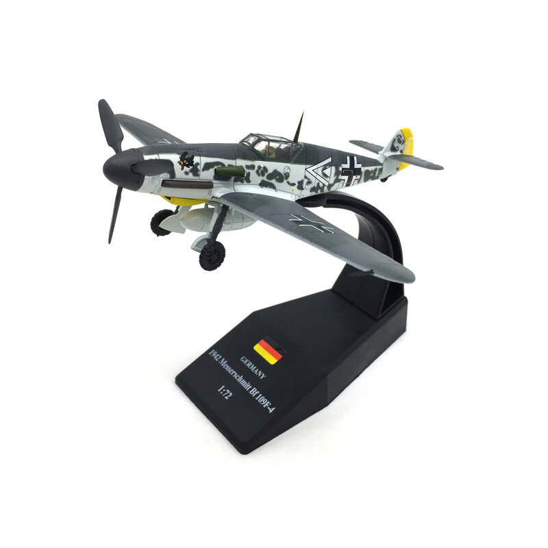 نموذج مقاتلة الحرب العالمية الثانية الألمانية ، طائرة BF109 ، معدن Diecast ، طائرة عسكرية ، شحن مجاني ، هدية مجموعة ، 1:72 مقياس
