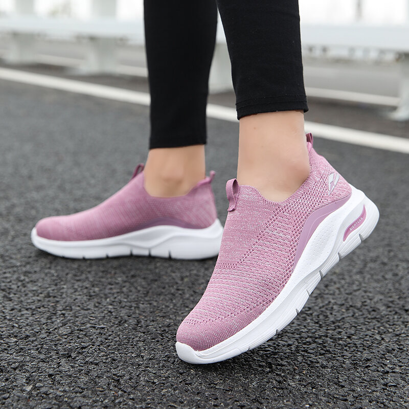Damyuan lekkie męskie buty na co dzień Slip-on wygodne oddychające mężczyźni Sneaker kobiety Walking przeciwpoślizgowe Jogging mężczyźni buty sportowe kobiet