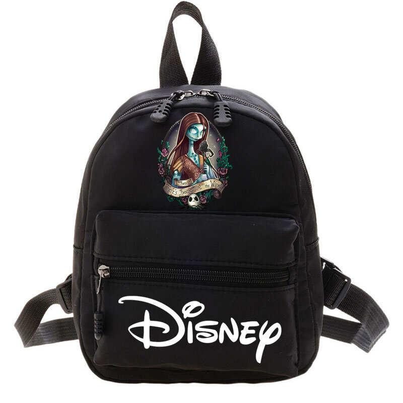 Disney's The Nightmare Before Christmas Jack Sally Damski plecak MINI Nowe wszechstronne śmieszne torby dla nastolatków Projektowy plecak dla dziewczynki
