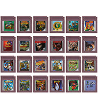 Cartouche de jeu vidéo pour console, Adventure Island, Perfect Dark, Resident Evil, Mega Man, Harvest Moon, GBC, GBA, 16 bits