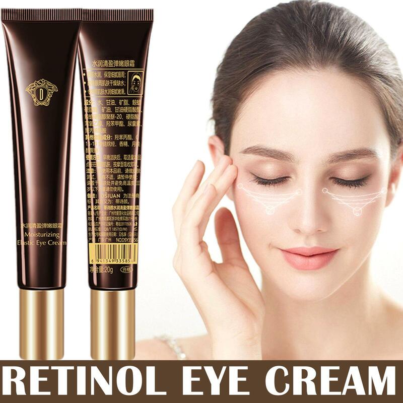 20g Anti Dark Circle Cream borse per gli occhi emulsionanti per la cura della pelle Peptide Eye Massager crema antirughe sbiancante bellezza salute