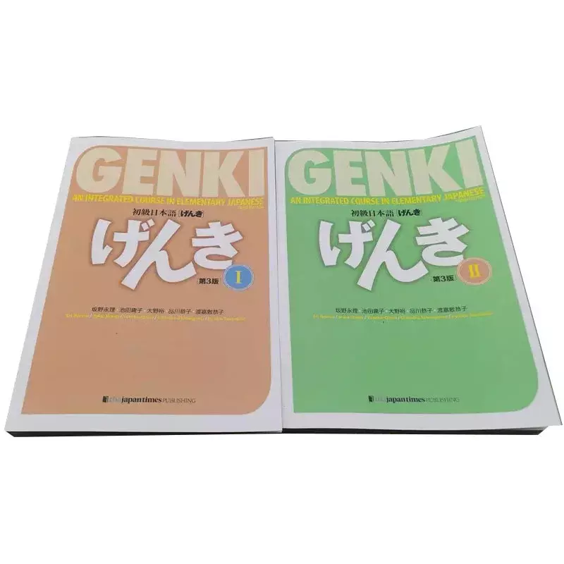 GENKI the 3 Edition Textbook+Workbook+Answer Key An Integrated Course in Elementary Japanese Learning Book