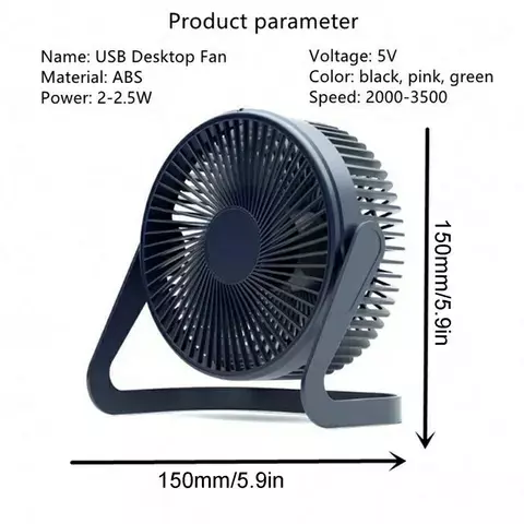 Портативный настольный мини-вентилятор USB, охлаждающий бесшумный Универсальный кулер для автомобиля, ноутбука, компьютера, студентов