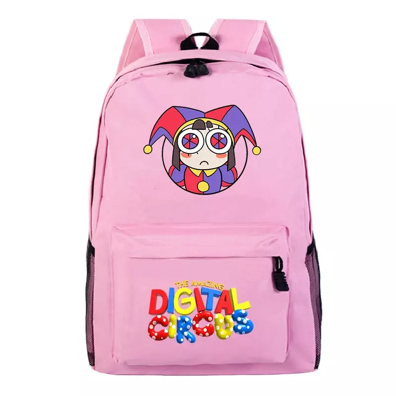 Anime niesamowite cyfrowe plecaki cyrkowe codzienne torby szkolne dla uczniów chłopcy dziewczęca torba podróżna dzieci z powrotem do szkolnej torby na książki Jax Pomni