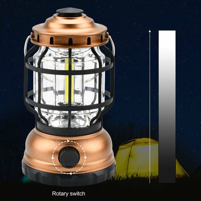Multifunzionale Outdoor Power Vintage Horse Light Camping Light Led Flame Ambiance Solar Camping Light